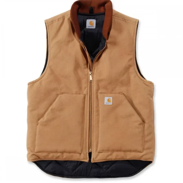 Αμάνικο Μπουφάν Με Επένδυση Καφέ3