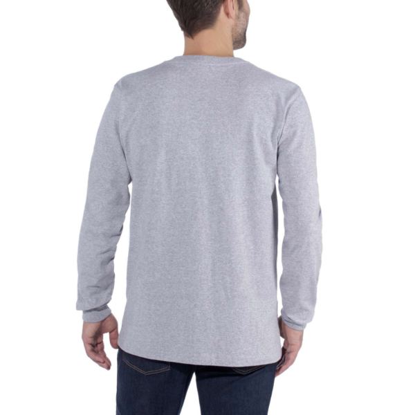 Ανδρική Μακρυμάνικη Μπλούζα Logo Γκρι2