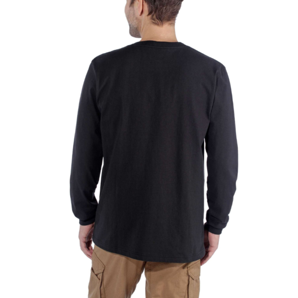 Ανδρική Μακρυμάνικη Μπλούζα Logo Μαύρη2