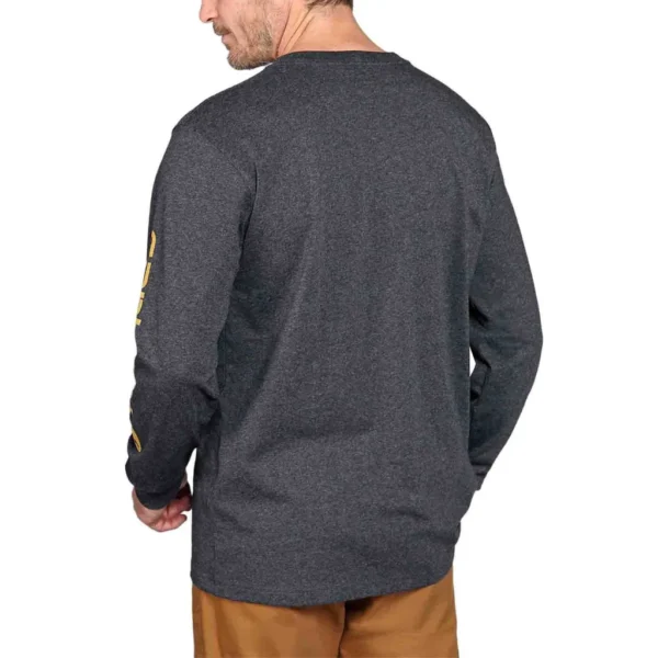 Ανδρική Μακρυμάνικη Μπλούζα Ανθρακί2