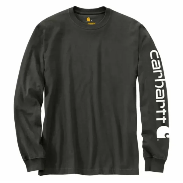 Ανδρική Μακρυμάνικη Μπλούζα Χακί Carhartt - Image 2