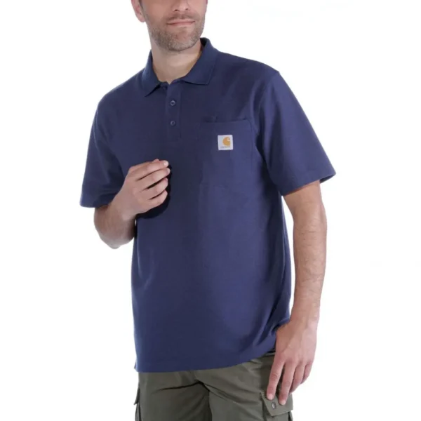 Ανδρικό T-Shirt Polo Μπλε