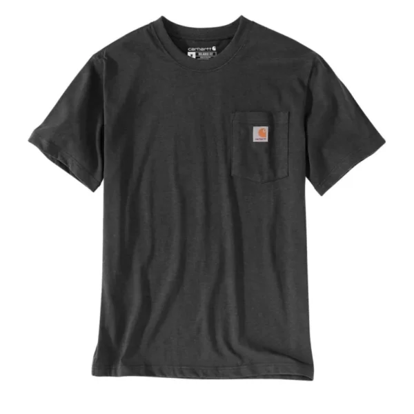 Ανδρικό T-Shirt Ανθρακί με Τσέπη Carhartt - Image 2