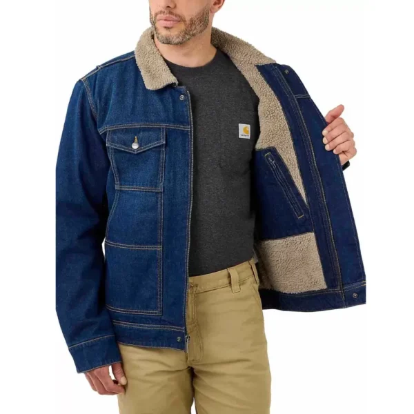 Ανδρικό Μπουφάν Denim Carhartt - Image 3