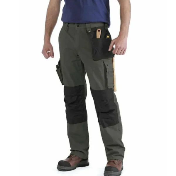 Ανδρικό Παντελόνι Cargo Εργασίας Χακί 1