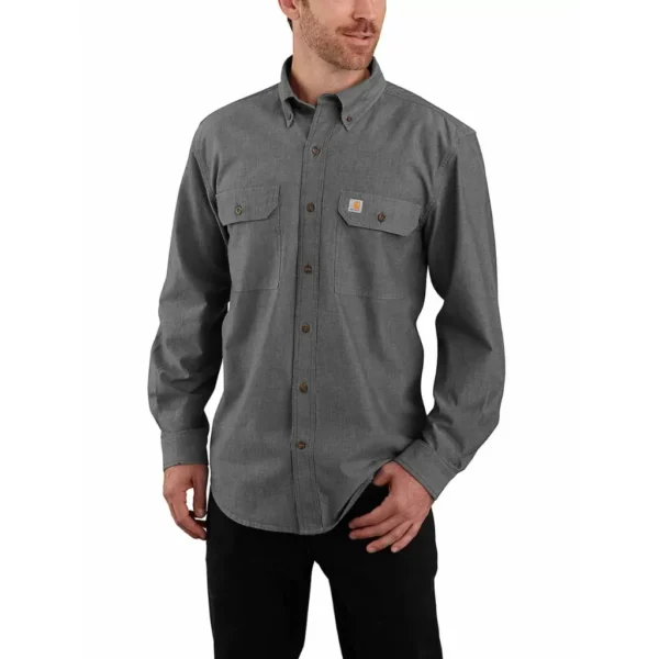 Ανδρικό Πουκάμισο Ανθρακί1