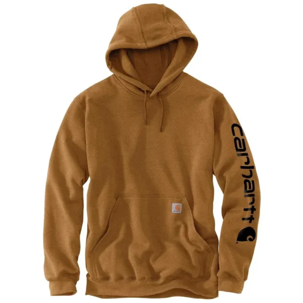 Ανδρικό Φούτερ Logo Sleeve Καφέ Carhartt - Image 2