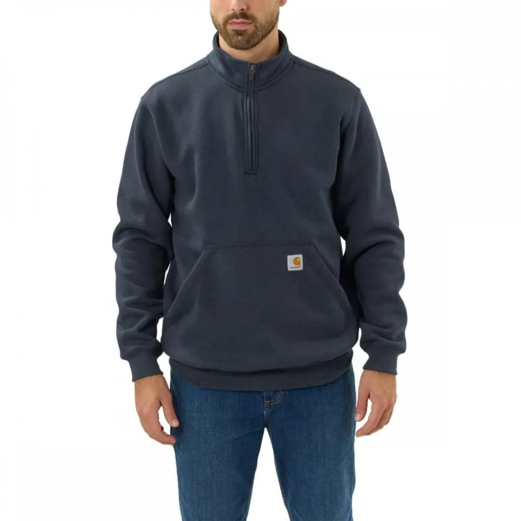 Ανδρικό Φούτερ Χωρίς Κουκούλα Half-Zip Navy1