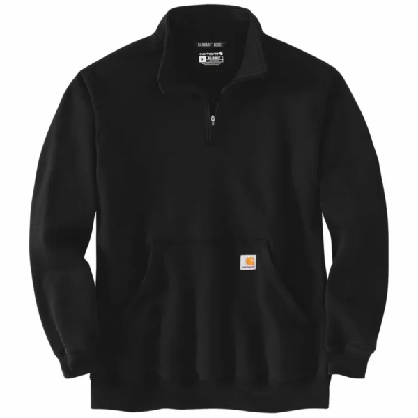 Ανδρικό Φούτερ Χωρίς Κουκούλα Half-Zip Μαύρο 2