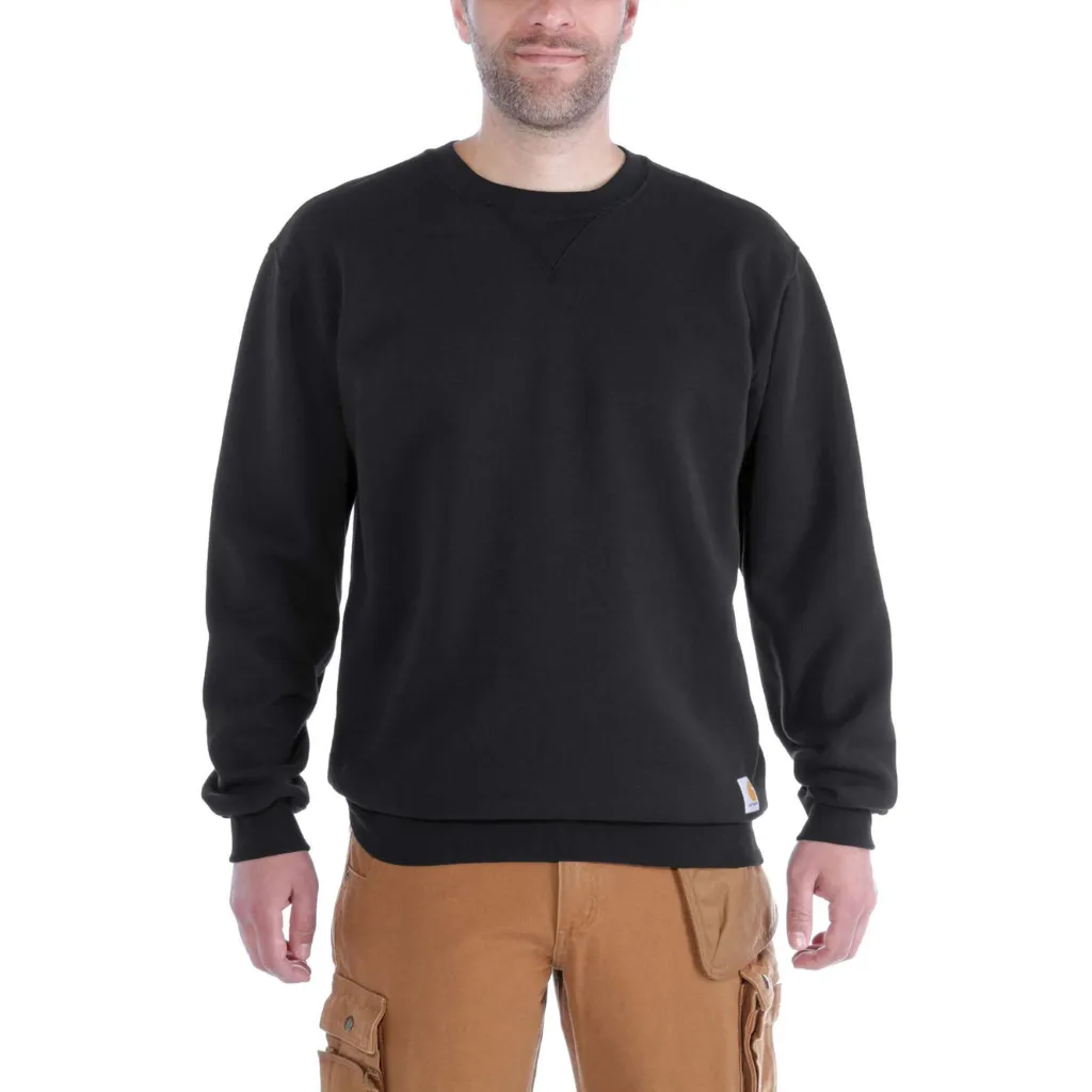 Ανδρικό Φούτερ Χωρίς Κουκούλα Μαύρο1