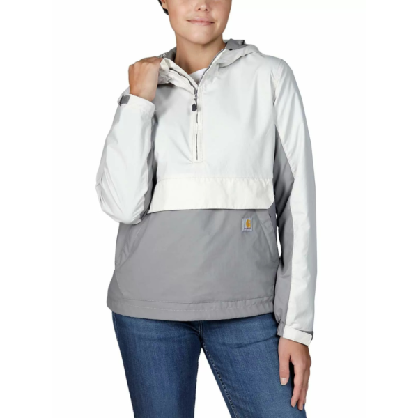 Γυναικείο Μπουφάν Αδιάβροχο Λευκό του Πάγου1