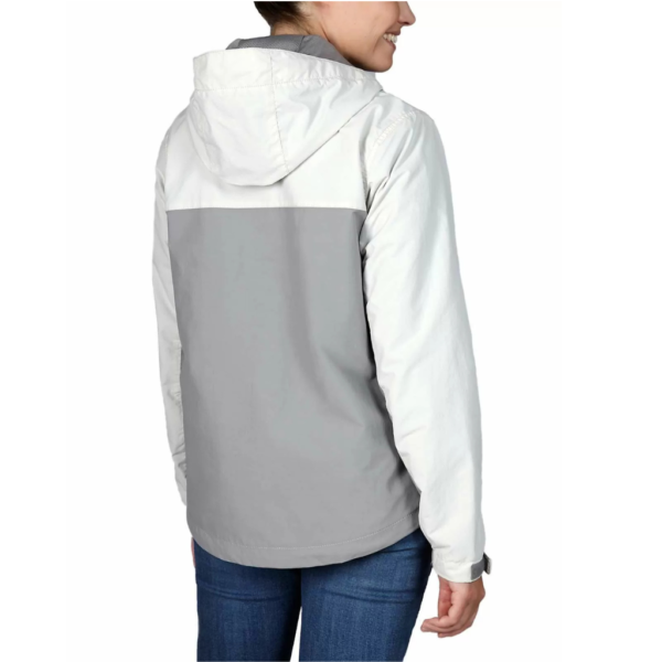 Γυναικείο Μπουφάν Αδιάβροχο Λευκό του Πάγου2