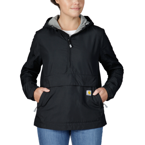 Γυναικείο Μπουφάν Αδιάβροχο Μαύρο 1