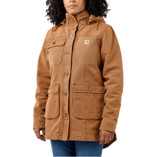 Γυναικείο Μπουφάν Καφέ 1