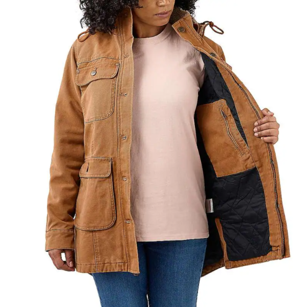Γυναικείο Μπουφάν Καφέ Carhartt - Image 3