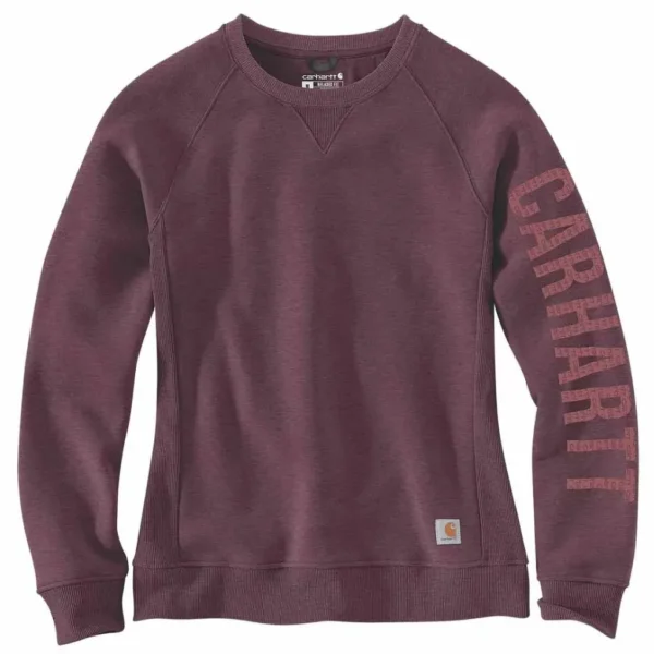 Γυναικείο Φούτερ Χωρίς Κουκούλα Μωβ2