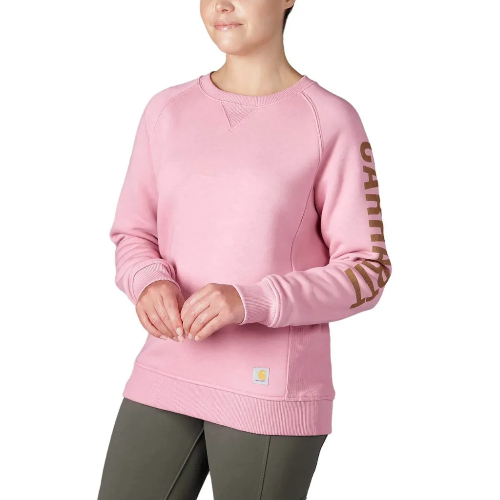 Γυναικείο Φούτερ Χωρίς Κουκούλα Ροζ1