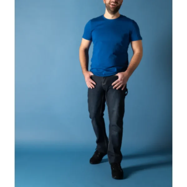 Παντελόνι Εργασίας Basic Τζιν Σκούρο Μπλε 2