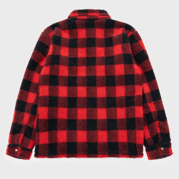 Jacket Buffalo Overshirt Μαύρο/Κόκκινο Caterpillar - Image 3
