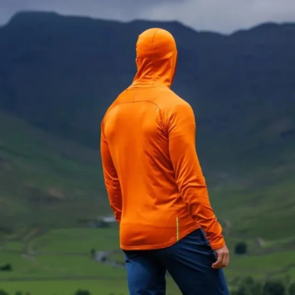 Ανδρική Ορειβατική Ζακέτα Πορτοκαλί