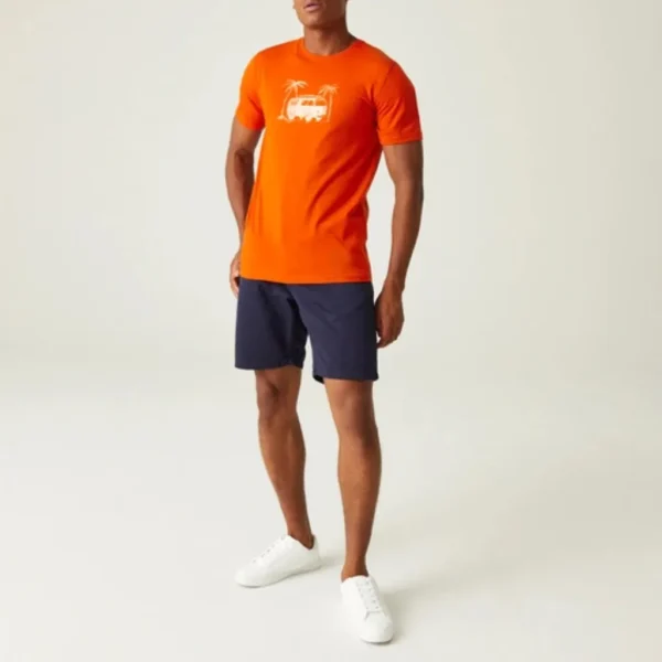 Ανδρικό T-Shirt Πορτοκαλί3