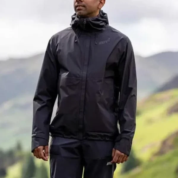 Ανδρικό Αντιανεμικό Μπουφάν Ανθρακί1