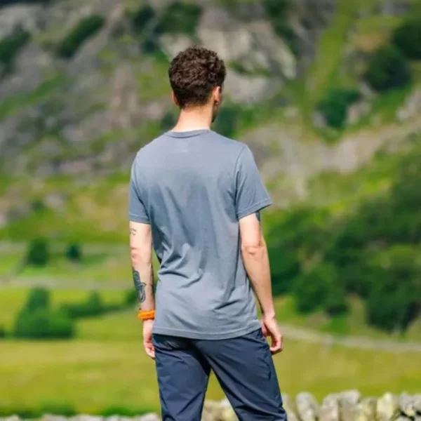 Ανδρικό Ορειβατικό Logo T-Shirt Γκρι Inov8 - Image 2