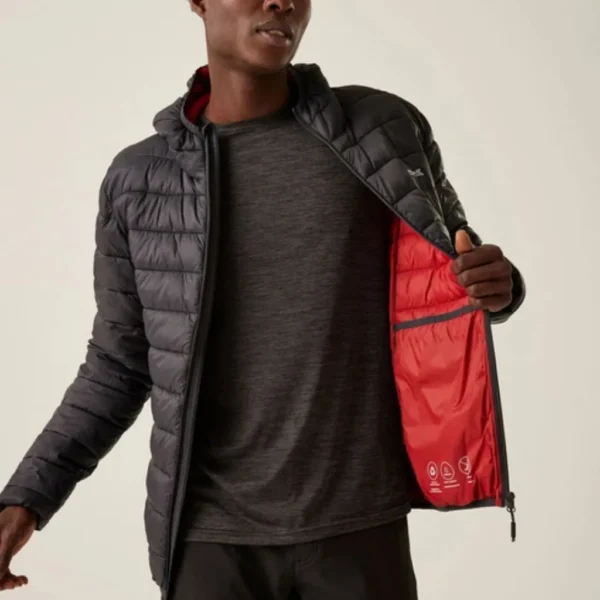 Ανδρικό Ορειβατικό Μπουφάν Γραφίτης3