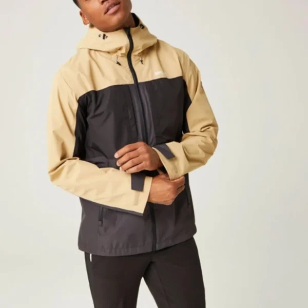 Ανδρικό Ορειβατικό Μπουφάν ΜαύροΜπεζ 1