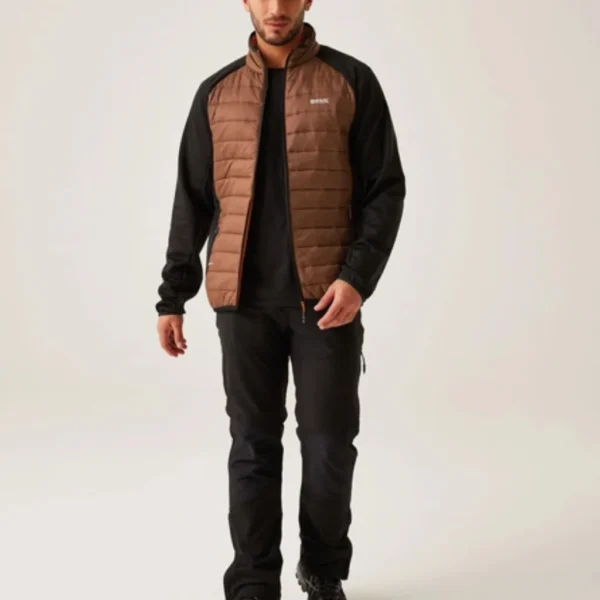 Ανδρικό Ορειβατικό Μπουφάν Χωρίς Κουκούλα Καφέ 3