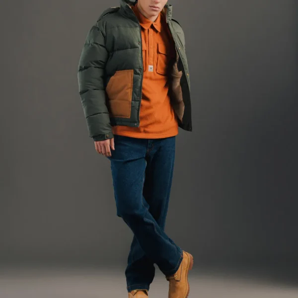 Μπουφάν Puffer ΧακίDuck1