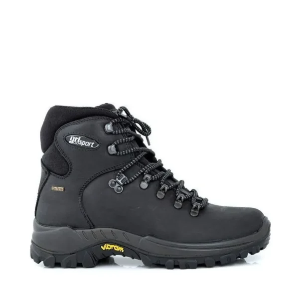 Ορειβατικά Δερμάτινα Μποτάκια Μαύρα1