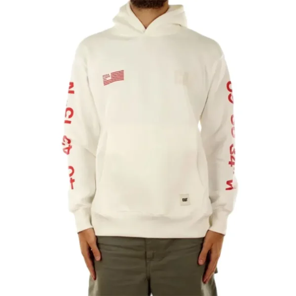 Φούτερ Flag Λευκό Caterpillar - Image 2