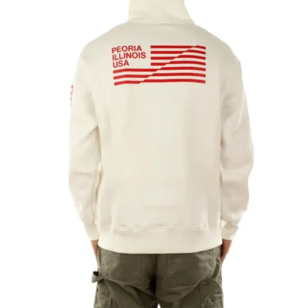 Φούτερ Flag Λευκό 4