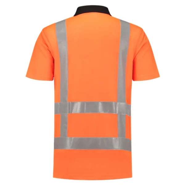 Ανακλαστική Μπλούζα Εργασίας Polo Πορτοκαλί Tricorp - Image 2