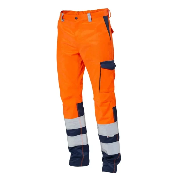 Ανακλαστικό Παντελόνι Εργασίας Πορτοκαλί 1