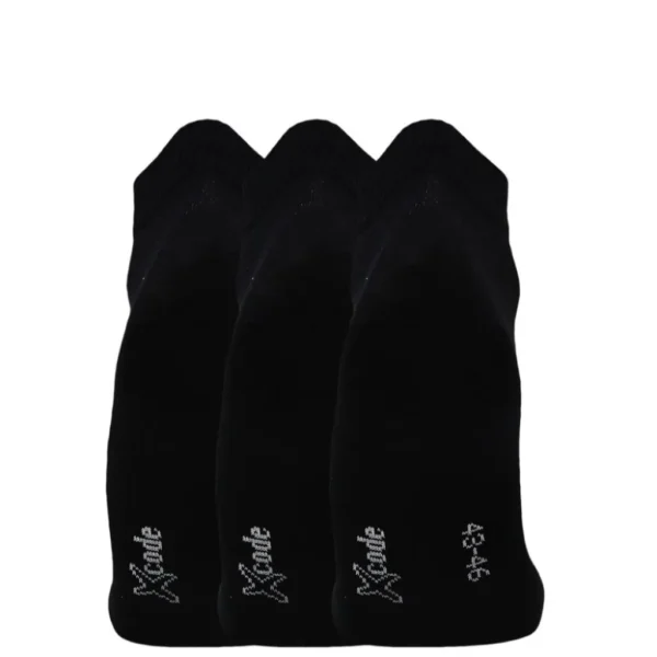 Κάλτσες Ankle 3-Ζεύγη Μαύρες X-Code - Image 2