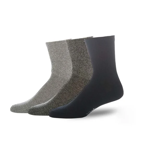 Κάλτσες Tennis 3-Ζεύγη Μαύρο-Γκρι-Ανθρακί