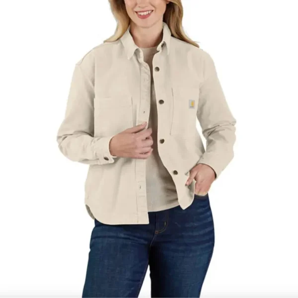 Jacket - Πουκάμισο Duck Oat Milk 1