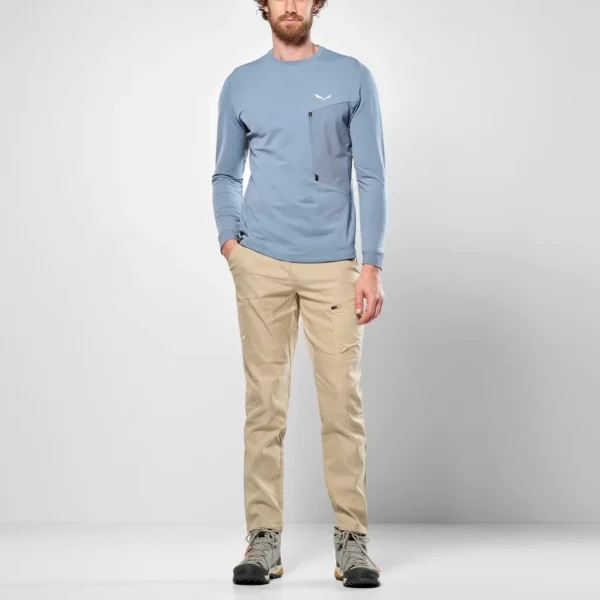 Ανδρική Μπλούζα Puez Merino Μπλε Salewa - Image 2