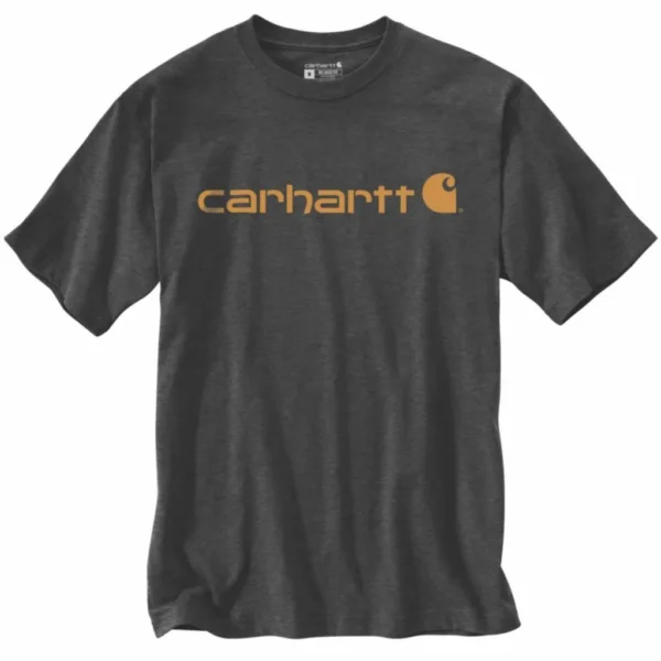 Ανδρικό T-Shirt Logo Ανθρακί Carhartt - Image 3