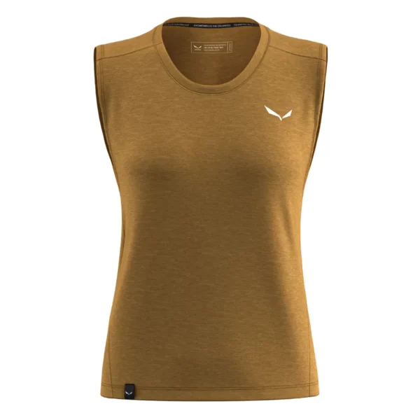 Γυναικεία Αμάνικη Μπλούζα Καφέ 1