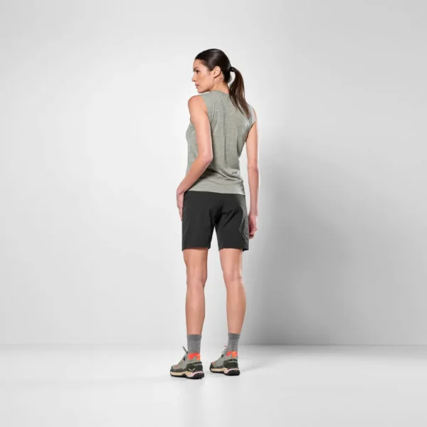 Γυναικεία Αμάνικη Μπλούζα Χακί Salewa - Image 4