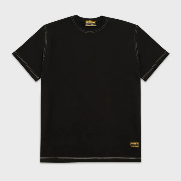 Top Stitch T-Shirt Μαύρο 1