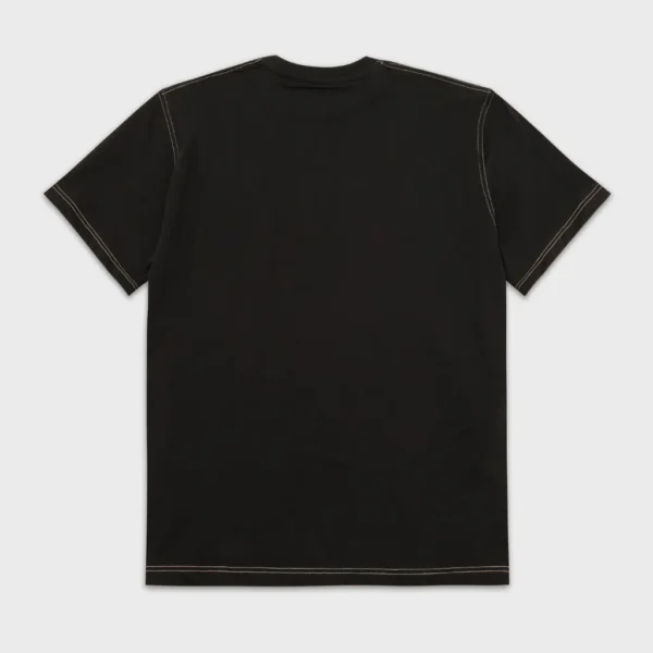 T-Shirt Top Stitch Μαύρο Caterpillar - Image 2