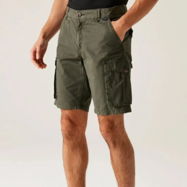 Ανδρική Βερμούδα Cargo Χακί1