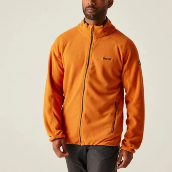 Ανδρική Ζακέτα Fleece Πορτοκαλί1