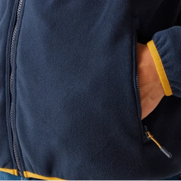 Ανδρική Ορειβατική Fleece Ζακέτα Μπλε3