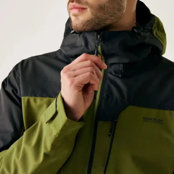 Ανδρικό Ορειβατικό Μπουφάν Χακί4