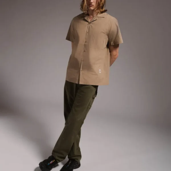 Πουκάμισο Με Κοντό Μανίκι Μπεζ Caterpillar - Image 4